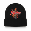 Black Beanie - Top Logo