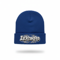 Blue Beanie - Cuff Logo