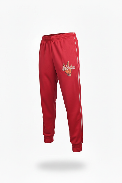 LeKompo Red Track Pants - Floating