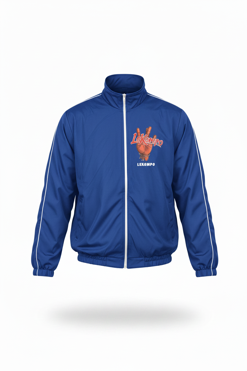 Royal Blue Lekompo Tracksuit Jacket